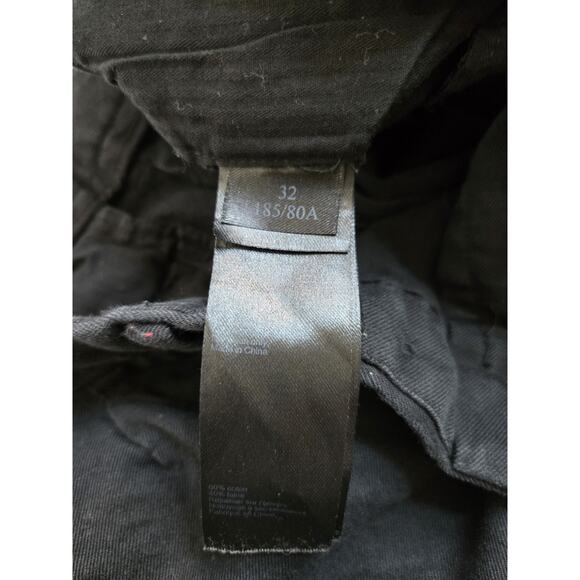 AllSaints Mens Tallis Pleated Trouser Cotton/Wool Black 32 Ankle Length - Picture 13 of 15